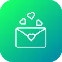 Free Amore Lettera Busta Icon