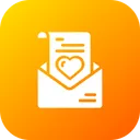 Free Amour Lettre Enveloppe Icon