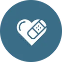 Free Amour Coeur Pause Icon