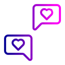 Free Amour Chat Message Icon