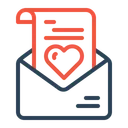 Free Amour Lettre Enveloppe Icon