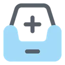Free Agregar Al Archivo Archivar Guardar Icon