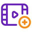 Free Agregar Video Video Agregar Icon