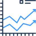 Free Analise De Dados Crescimento Grafico Icon