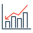 Free Analisi Affari Grafico Icon