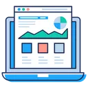 Free Analisis En Linea Analisis De Negocios Infografias De Negocios Icono