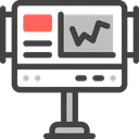 Free Monitoreo Datos De Pantalla Analisis Icono