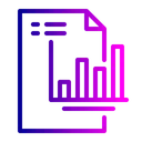 Free Financiero Analisis Informe Icono