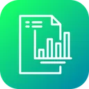 Free Financiero Analisis Informe Icono