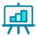 Free Graph Board Report Icon