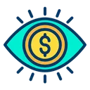 Free Dollar Analysis Dollar Money Analysis Icon