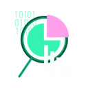 Free Analytics Code Analysis Binary Statistics Icon