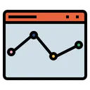 Free Analytics Statistics Report Data Website Icon
