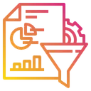 Free File Gear Graph Icon