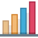 Free Analytics Bar Chart Infographic Icon