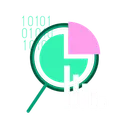 Free Analytics Code Analysis Binary Statistics Icon