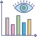 Free Analytics Monitoring Data Analysis Data Visualization Icon