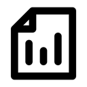 Free Analytik Balkendiagramm Geschaftsbericht Symbol