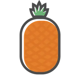 Free Ananas  Symbol