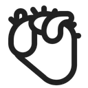 Free Heart High Contrast Icon
