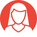 Free Ancla Nina Dama Icono