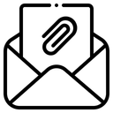 Free Angehängte Datei  Symbol