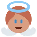Free Angel Baby Face Icon