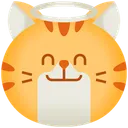 Free Angel Emoticon Cat Icon