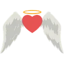 Free Angel Christmas Wings Icon