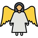 Free Angle Christmas Angle Eve Icon