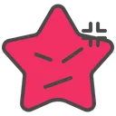 Free Angry Emoticon Star Icon