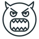 Free Angry Evil Hatred Icon