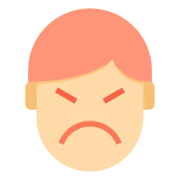 Free Angry Emotion Face  Icon
