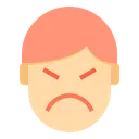 Free Angry Emotion Face  Icon