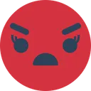 Free Angry Face Angry Smiley Annoyed Icon