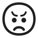 Free Face High Contrast Icon