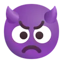 Free Face With Horns Icon