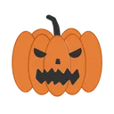 Free Angry Pumpkin Pumpkin Halloween Icon