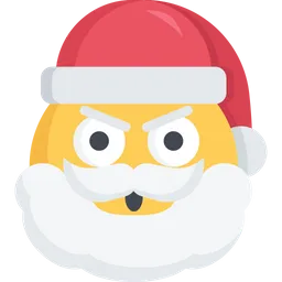 Free Angry Santa  Icon