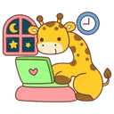 Free Animal Giraffe Wildlife Icon