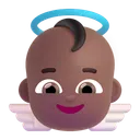 Free Anjo Cor Medio Escuro Ícone