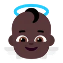 Free Anjo Plano Escuro Ícone