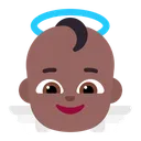 Free Anjo Plano Medio Escuro Ícone