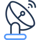 Free Antena Parabolica Conexao Conectividade Sem Fio Ícone