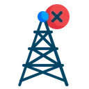 Free Antenna Communication Netwrok Icon