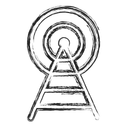 Free Radio Signal Broadcast Icon