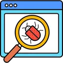 Free Antivirus Scanning Search Bug Icon