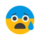 Free Anxious Face With Sweat Emotion Emoticon Icon