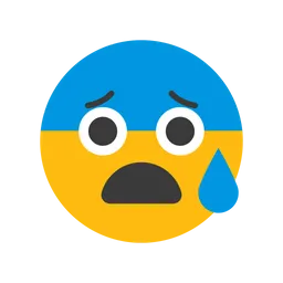 Free Anxious Face With Sweat Emoji Icon