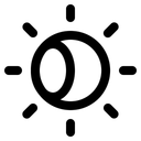 Free Bildschirmhelligkeit  Symbol